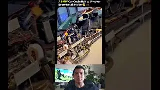 BMW car cut in half.           credited by: Jupiter TV.