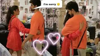 Bigg Boss 18 Live, Avinash hugged Eisha, Avinash Eisha romantic in washroom