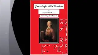 Leopold Mozart - Concertino per Trombone 'Adagio' w/Harpsichord Play Along