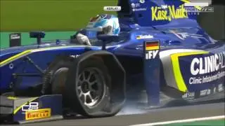 GP2 2016 Crashes