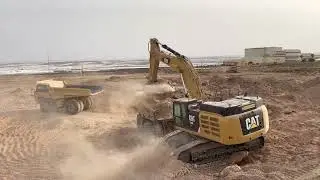 [TV-4k] CAT 349E LME | Extreme Dump Truck Loading 