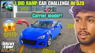Ramp Car Racing 😱 In Drive Zone online Gameplay l Dzo Mobile Gameplay 🔥