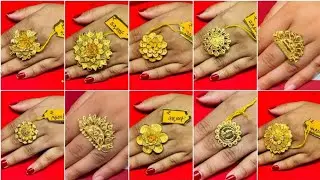 Latest Gold Umbrella Finger Ring Design With Price/New Ring Designs 2022 @Sanchitassimplelife