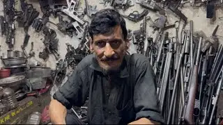 70 Year Old Ustad Repairing Every Gun in Pakistan | Rare Workshop Tour Vlog 