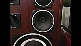 Radiotehnika s90 /y-101 stereo ( покраска динамиков )