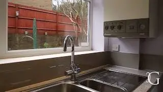 Кухонный фартук из цветного стекла DULUX 
