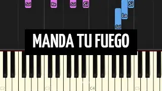 C&oacute;mo tocar MANDA TU FUEGO de Marco Barrientos 🎹 Tutorial Piano (Acordes y Melod&iacute;a)