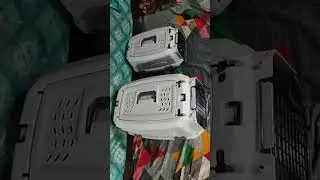 pet carrier 23 inch and 19 inch.