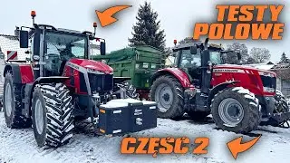 #VLOG Testów polowych MASSEY FERUSON 8S.265 DYNA7 ciąg dalszy/Skrzynia power-shift czy beztopniowa?