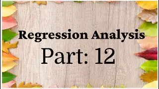 Regression Analysis|Part-12|Polynomial Regression Models|Orthogonal Polynomials|Ill-conditioning