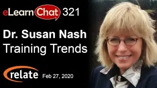 eLearnChat 321: Dr. Susan Smith Nash, Director of Education @ AAPG & RELATECasts Host