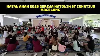 Axel di Natal anak Gereja St Ignatius Magelang @dewiaxel 