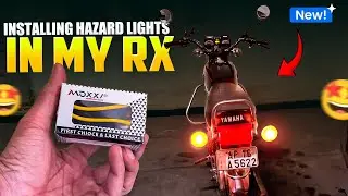 How To Install Hazard Lights In Rx100,135,RXZ,RXG🔥 // Best investment for your bike // In Telugu.