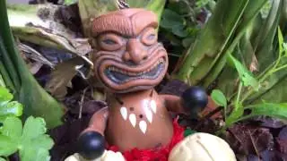 TIKI TIME DRUMMING TOY - full three minute song - most awesome toy ever
