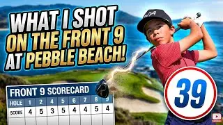 What can I shoot  at the front 9 of pebble beach 