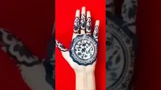 Tried affordable and reuseable mehndi sticker/how to apply mehndi sticker#mehndistencil#viralsticker