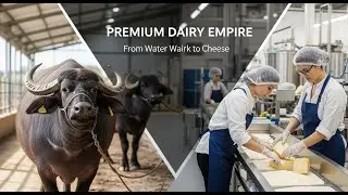Inside the Massive Water Buffalo Farming Empire 🐃 | Behind Premium Milk, Cheese & Dairy Production