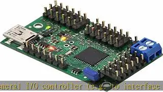 Pololu Mini Maestro 18-Channel USB Servo Controller (Assembled) (Item 1354)