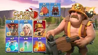 Thế Sơn Coc | Town Hall 17 Với Combo Siêu Thợ Mỏ Hall 17 | Clash of Clans