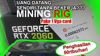 Easy Bitcoin mining rig using 1 VGA card