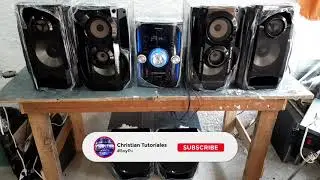 Panasonic akx92 suspensiones rotas y mejoramos su sonido !!!!