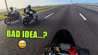 TWO GIRLS TAKE ME TO CARS & COFFEE 🌝 | Panigale V4 SP2