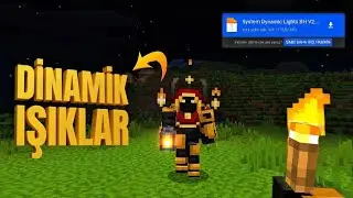 Minecraft&rsquo;ta Meşale Tutunca Etrafı Aydınlatma | Dynamic Lights