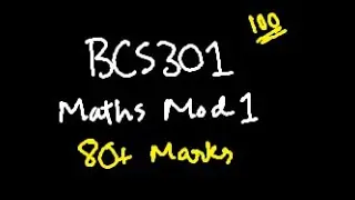 MATHS MODULE 1 BCS301 | 22 Scheme VTU 3rd SEM CSE