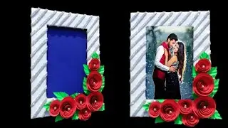 DIY photo Frame Ideas| How To Make paper Photo Frame| Picture Stand| Photo Frame| Creative Vanu