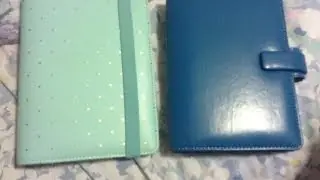 Планировщик Filofax Metropol и планировщик Kikki K Mint/Gold