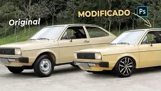 Como Rebaixar e trocar as Rodas do seu Carro no Photoshop (Tuning virtual)