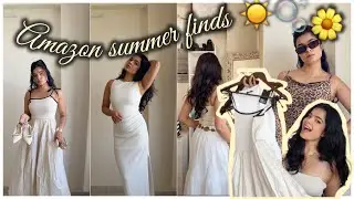 Amazon Summer Finds ✨☀️ | Dresses, Skirts, Jewellery, Belts 🫧 #summerfashion #amazonfinds