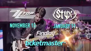 ZZ Top - Nov 13, 2025 and Styx - January 11, 2026 in Prescott Valley AZ