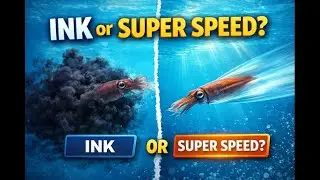 The Animal That Shoots Ink 🦑 | How Squid Escape with Ink and Speed