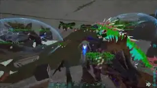 ARK - Extinction Double Rathole Random Server Base Tour