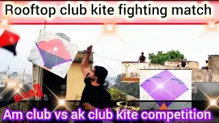 Sunday Bhayankar Kite Competition 🔥 AK vs Arjun vs Rajeev 😱 | Rooftop Patangbazi