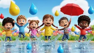 Rain Rain Fun Song 🌧️ | Rainy Day Song for Kids | Nursery Rhymes & Baby Songs