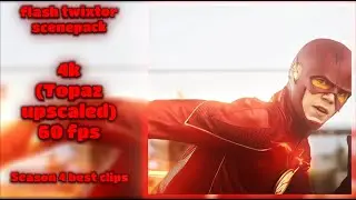 CW FLASH 4K twixtor scenepack |Season 4 | link in description
