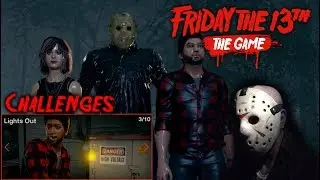 Friday the 13th the game - Gameplay 2.0 - Challenge - Lights Out