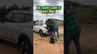 Kia Carens Clavis EV - Boot Space