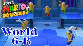 Super Mario 3D World Gameplay - World 6-B Fire Bros. Hideout #3 (World 6 Mini-Boss)