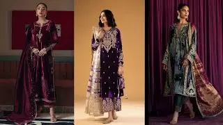 New trendy velvet suits | Velvet suit design | beautiful velvet suit collection #velvetdressdesigns 