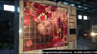 booth stand exhibition creative display billboard split flap