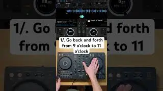 How to baby scratch like pro DJ#dj #mix #scratch #pioneer #flx4 #djing #prodj #discjockey #djscratch