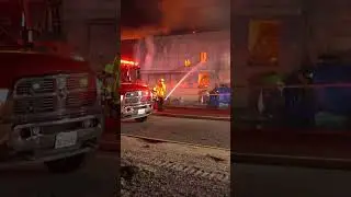 Power Transformer Explodes at Fire