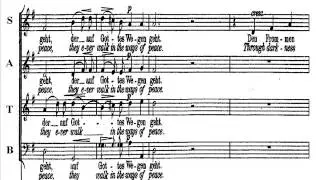 Score Mendelssohn Elias Op70 No9  Wohl Dem Den Herrn F&uuml;rchtet
