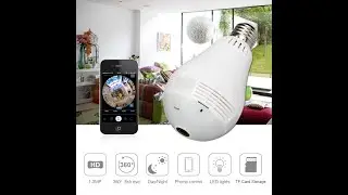 HD Light Bulb Wireless Camera 【Free Holder】