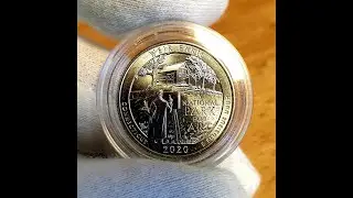 &frac14; Dollar - Weir Farm National Historic Site, Connecticut - 2020 - USA [Coin Showcase]