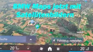 BMW Maps hat jetzt auch Satellitenbilder
