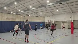 Indoor Volleyball Open Gym Game 2
